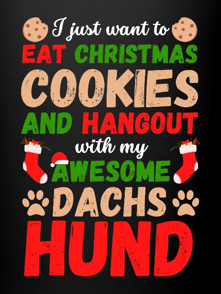 Biscuits teckels de Noël