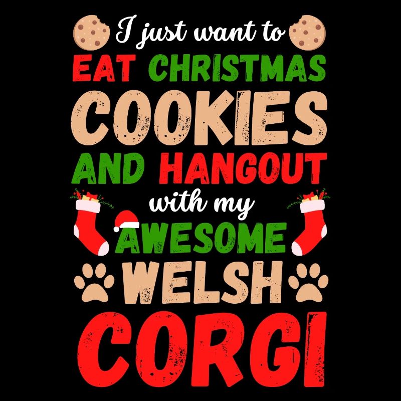 Biscuits Corgi gallois de Noël