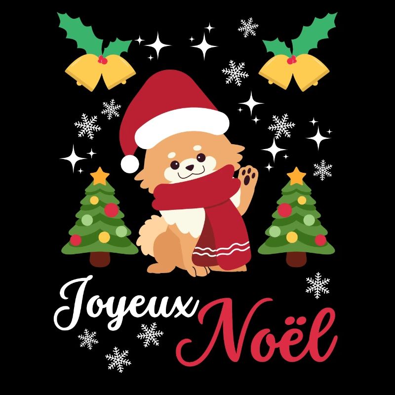Noël Sweet Dwarf Spitz Lover Kawaii