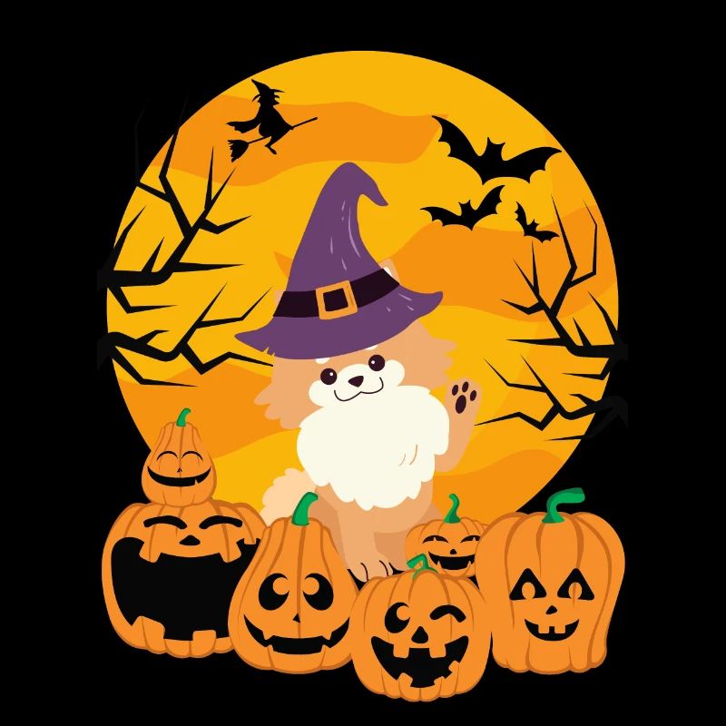 Zwergspitz Halloween Costume Chien