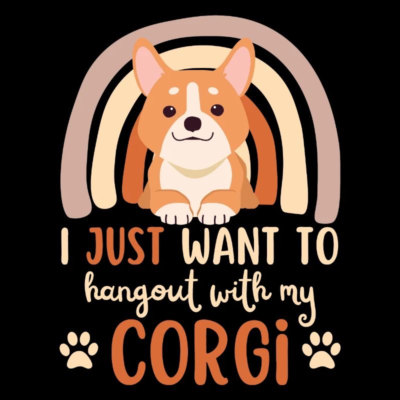 Süßer Welsh Corgi Liebhaber Kawaii