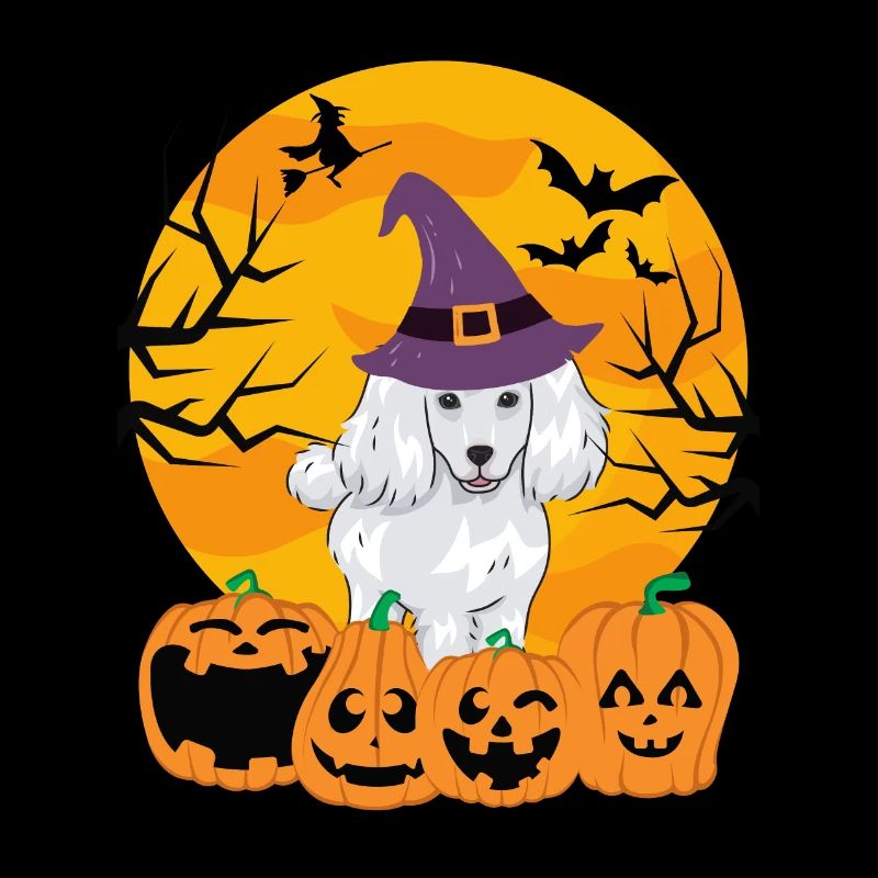 Cute Poodle Halloween Costume Dog