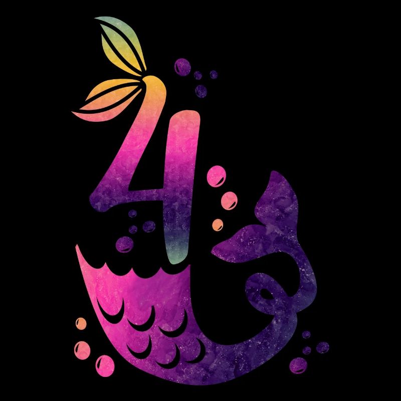 4 Birthday Mermaid