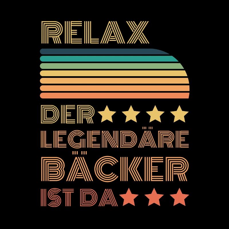 Relax der Legendäre Bäcker ist da Retro