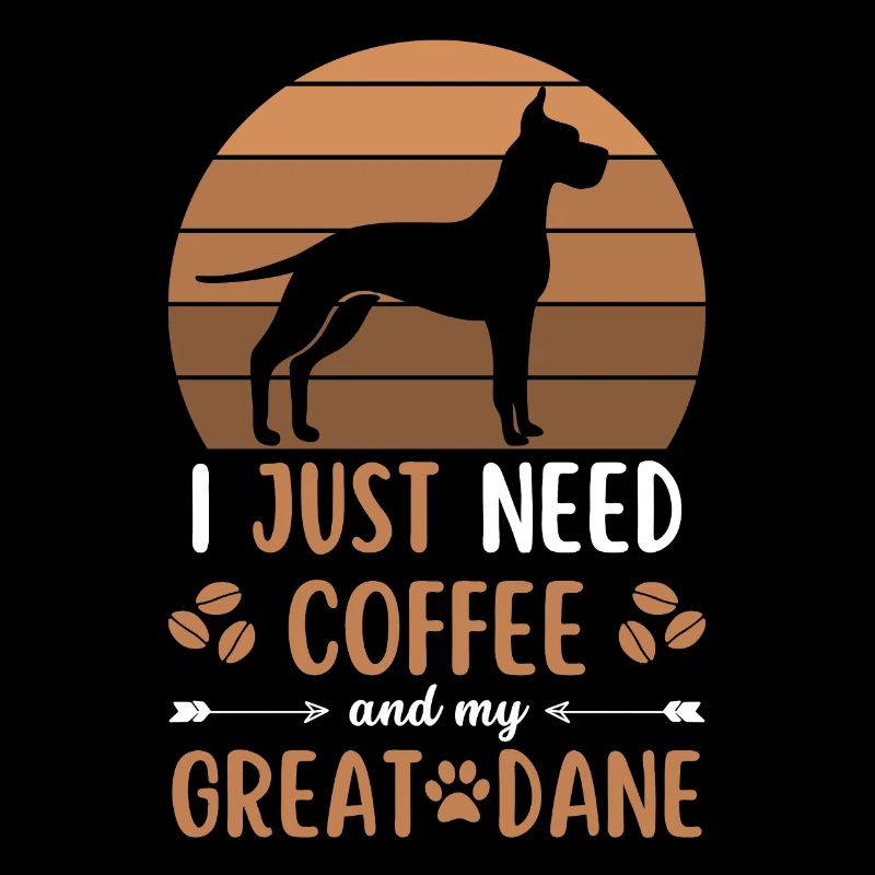 Great Dane Coffee Retro Dog Cafe