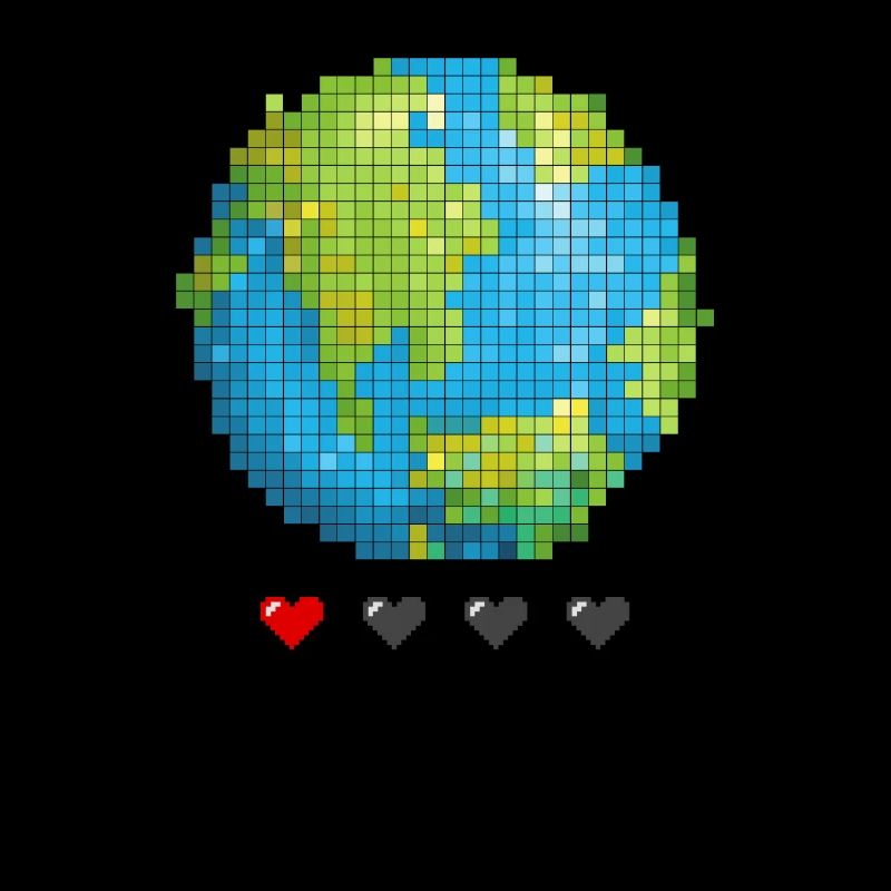 Terre pixelart
