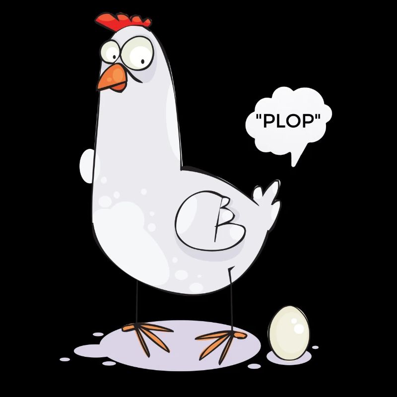 Chicken Egg Chicken Design T-Shirt