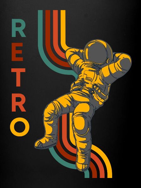 Retro Design Astronaut