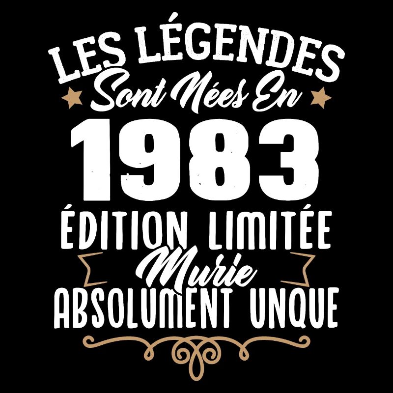 Les légendes sont nées en 1983 édition limitée