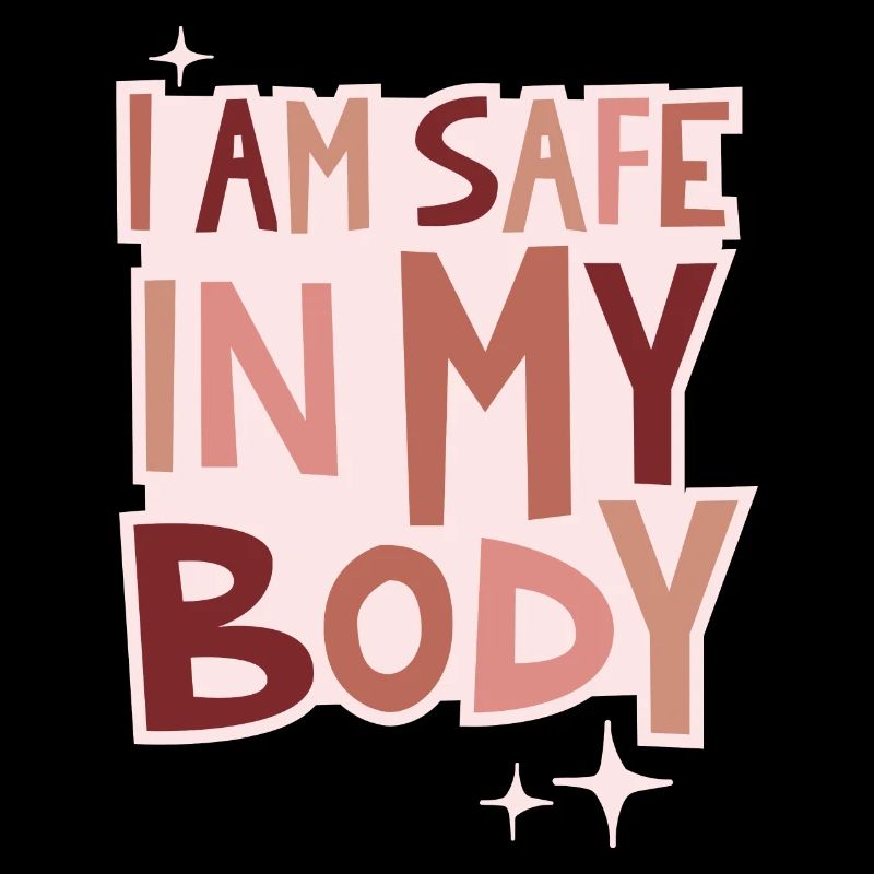 I am safe lettering