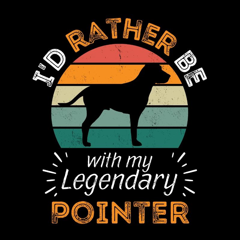 Legendärer English Pointer Vintage Retro