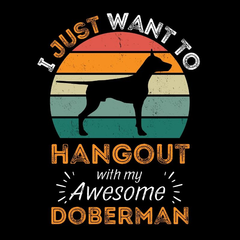Dobermann Vintage Retro