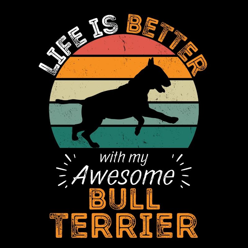 Bullterrier Vintage Retro