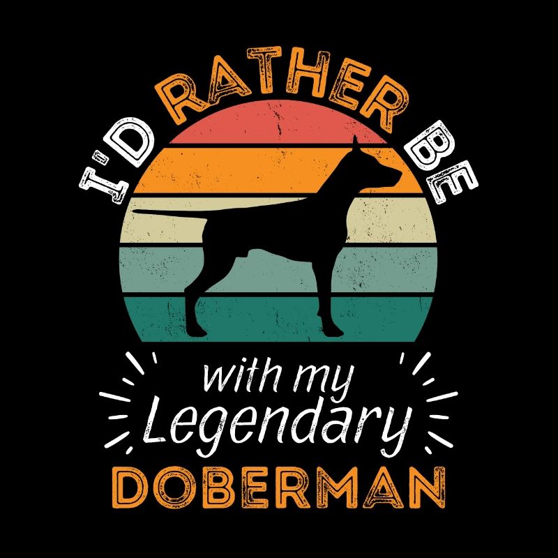 Doberman Vintage Rétro