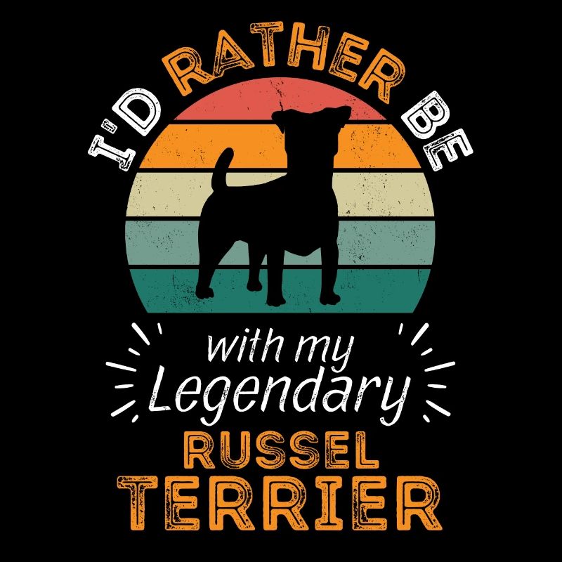 Legendary Russell Terrier Vintage Retro
