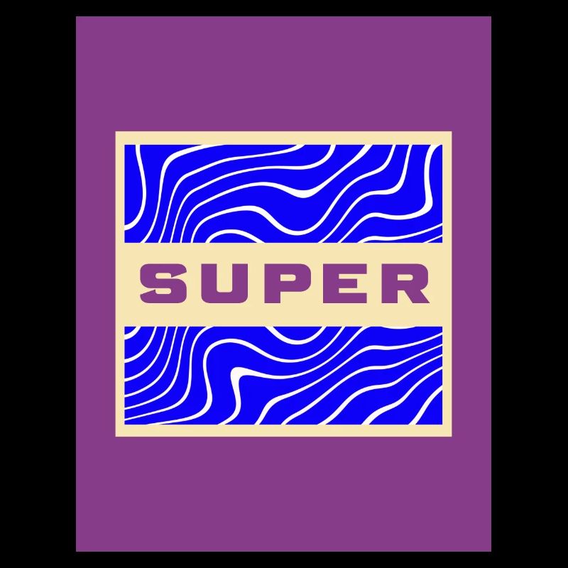 Super Schriftzug Grafik