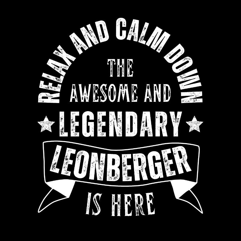 Legendärer Leonberger Hund retro