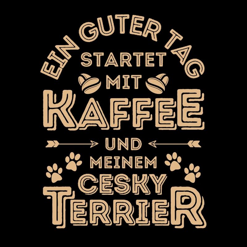 Cesky Terrier Kaffee Hund Cafe