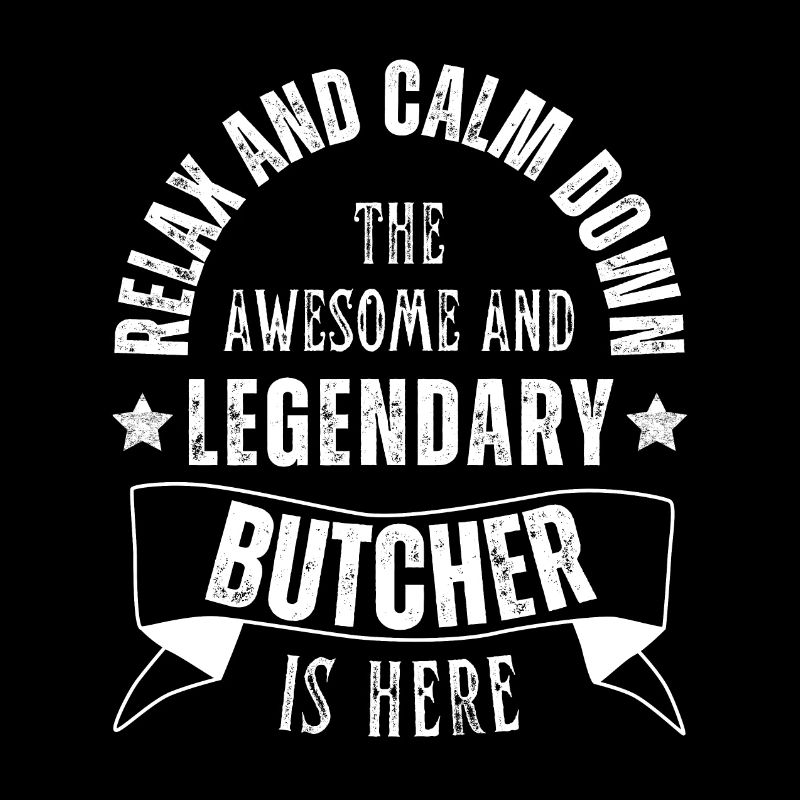 Legendärer Fleischer Beruf Metzger Schlachter