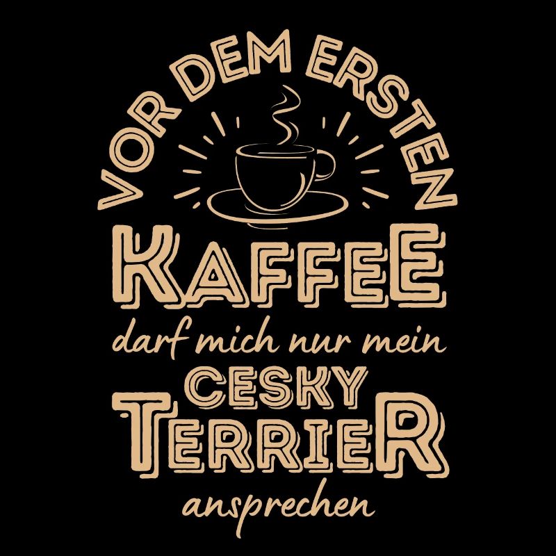 Cesky Terrier Kaffee Hund Cafe