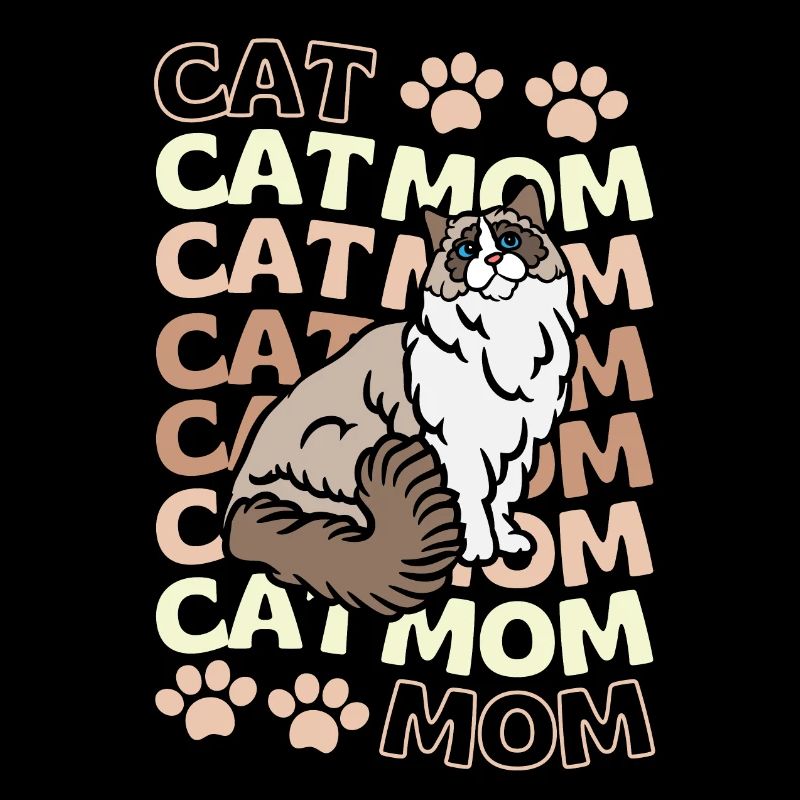 Cute Ragdoll Cat Mama