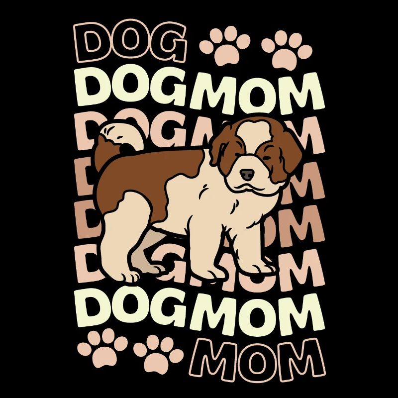 Sweet St. Bernard lover kawaii
