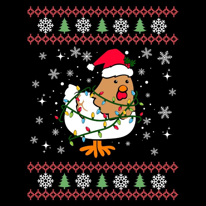 Funny Chicken Christmas