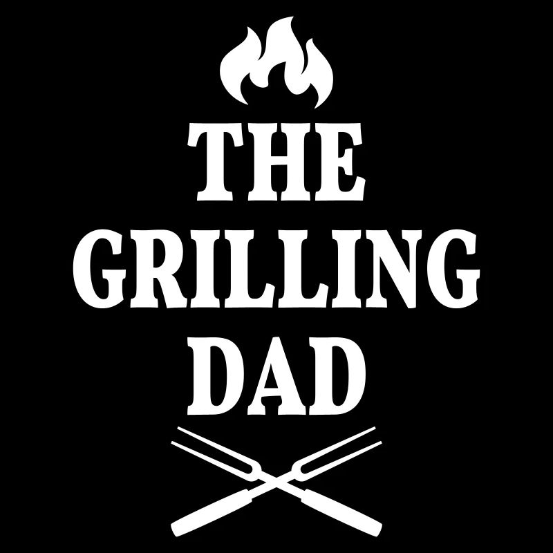 Dad grilling Barbecue grill master grill cutlery