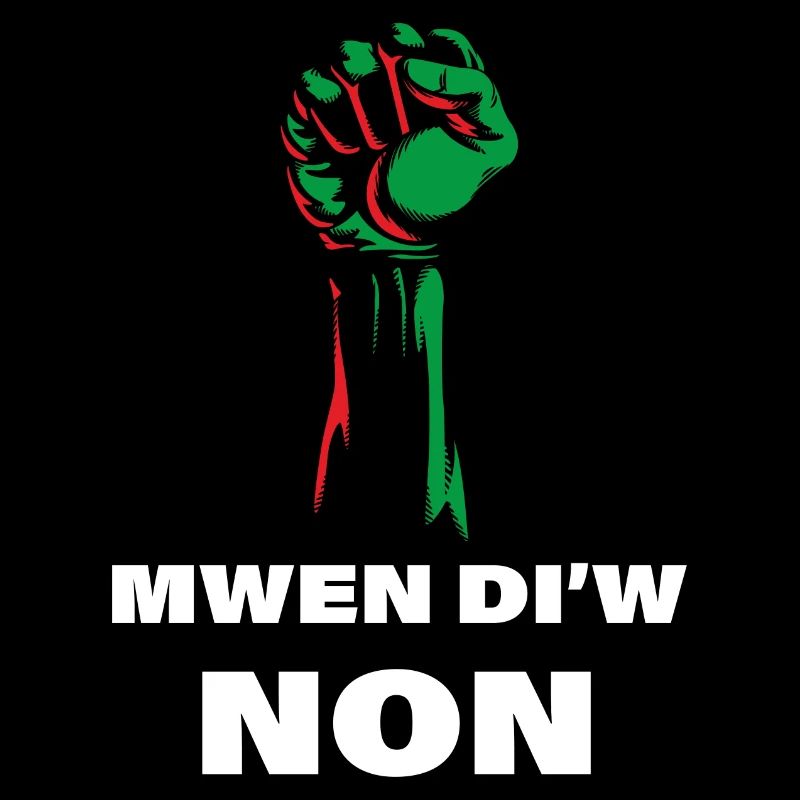 Martinique Drapeau Non A L'Injustice