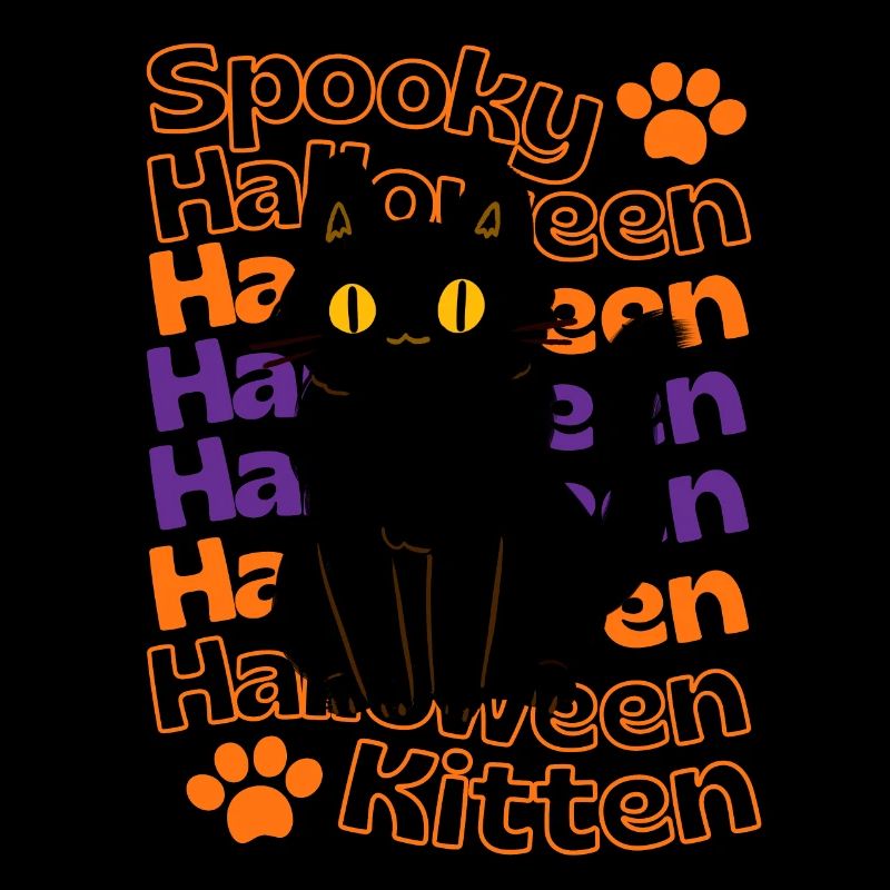 Halloween cat for Halloween lovers