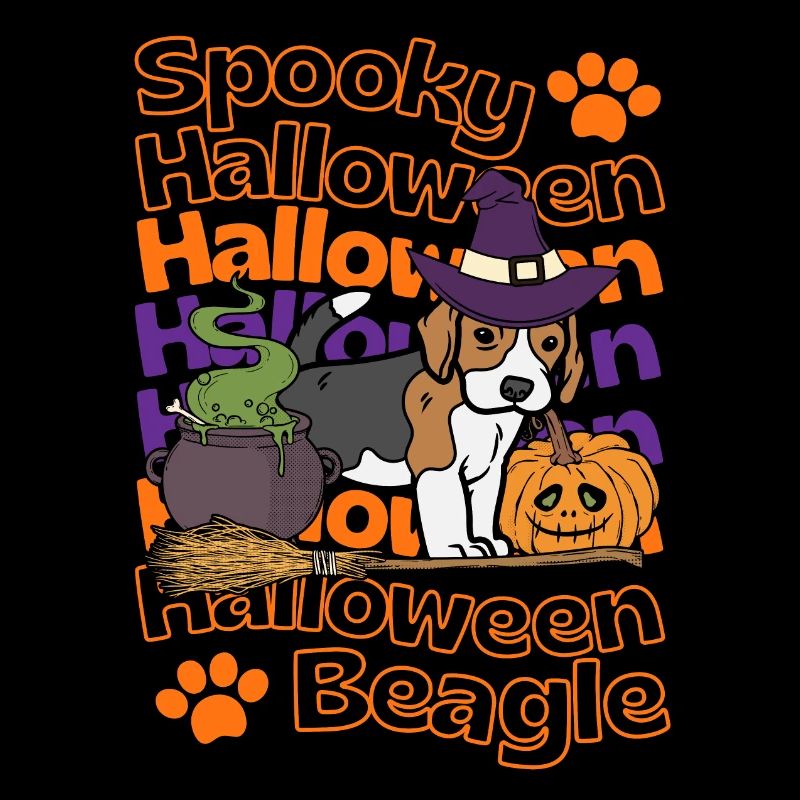 Beagle Halloween Chien Spooky Halloween Beagle