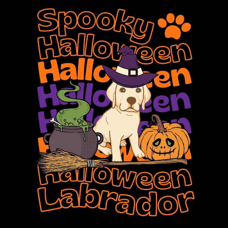 Labrador Retriever Halloween Spooky Halloween