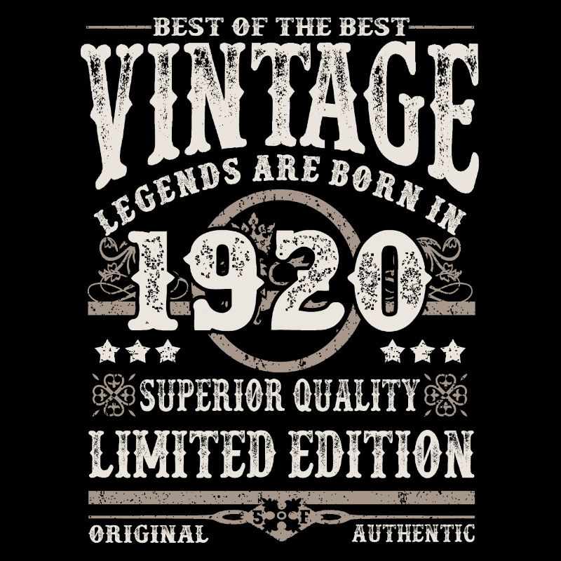 Legends are born in 1920