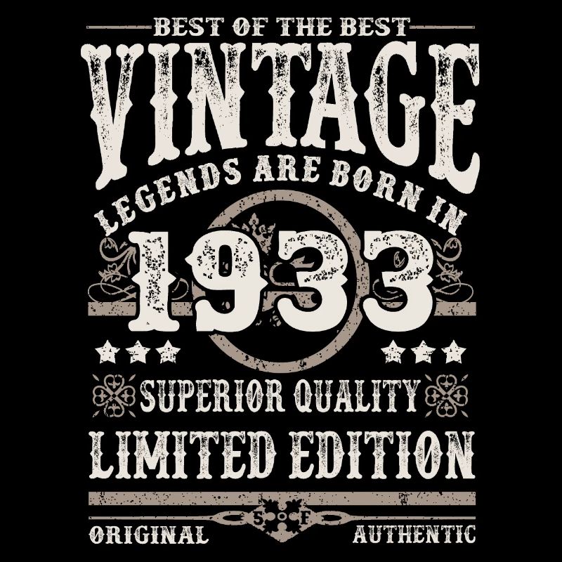 Legenden werden 1933 geboren