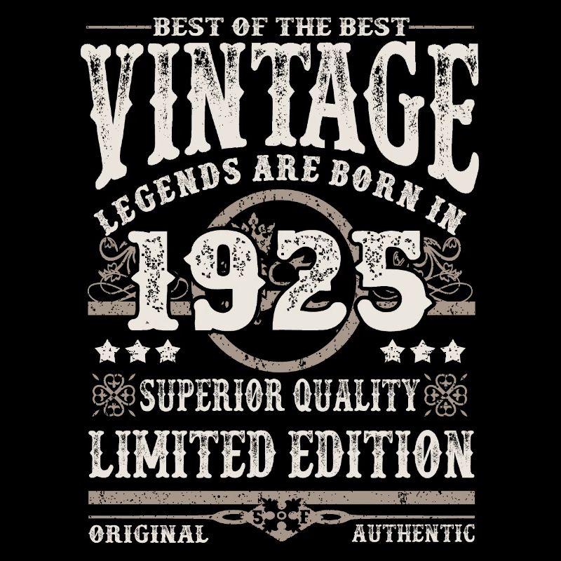 Legenden werden 1925 geboren