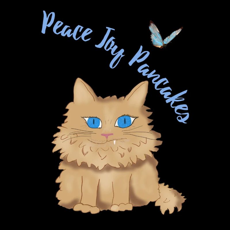 Peace Joy Pancakes Katze