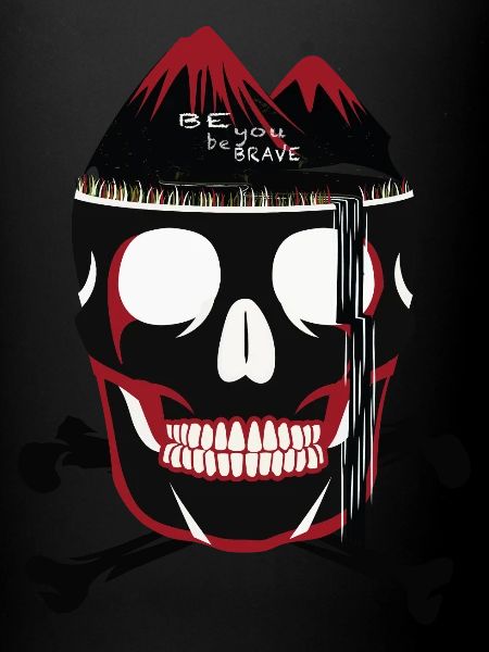 Skull red Wateerfall