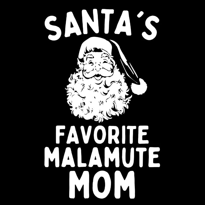 Malamute de Noël Maman Malamute préférée du Père Noël