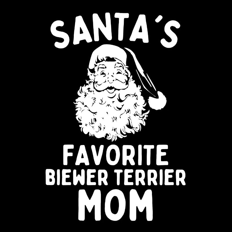 Christmas Biewer-Terrier mom