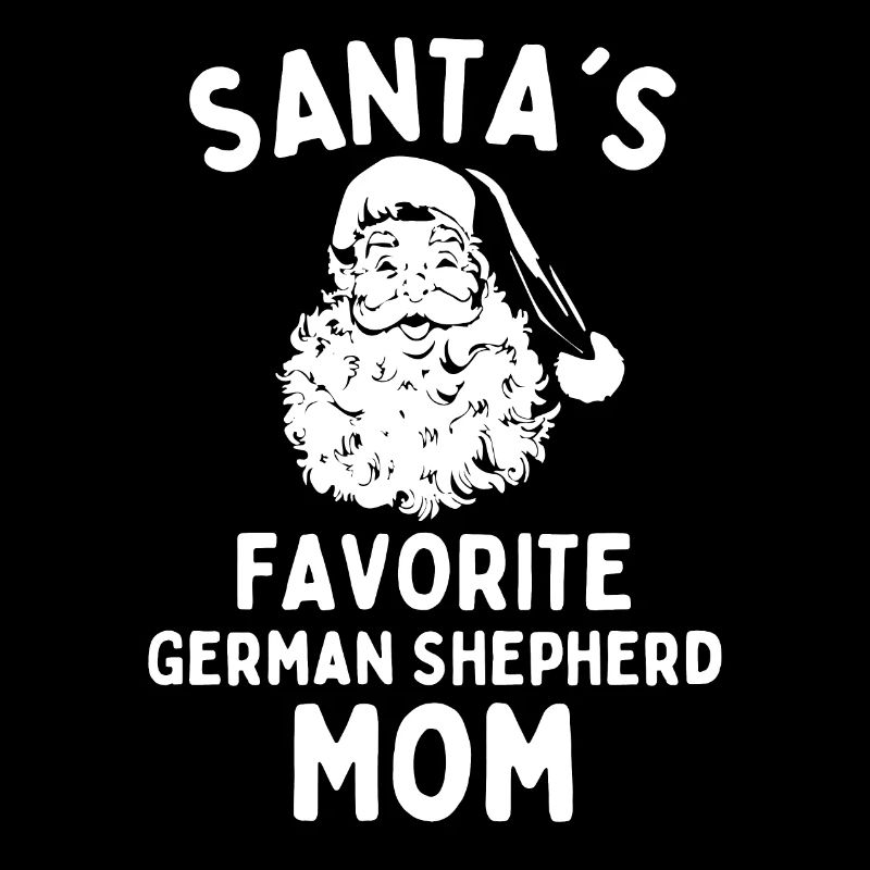 Christmas German Shepherd mom