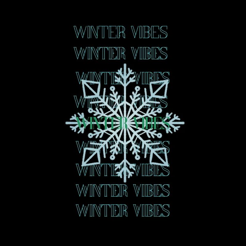 Winter vibes with snowflake ❄️