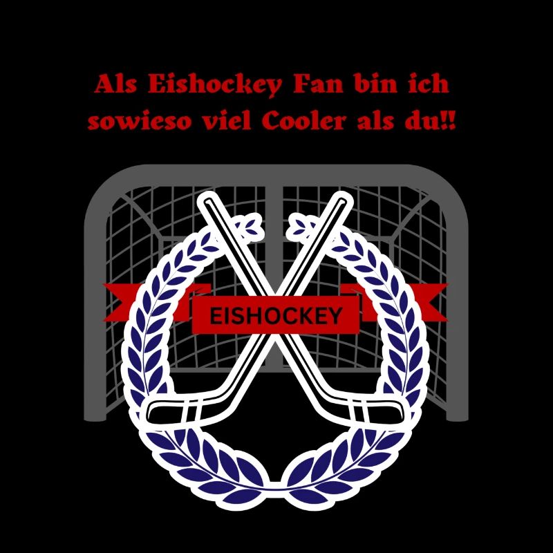 Eishockey ohne Eis mit grauem Tor