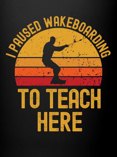 Professeur wakeboard rétro