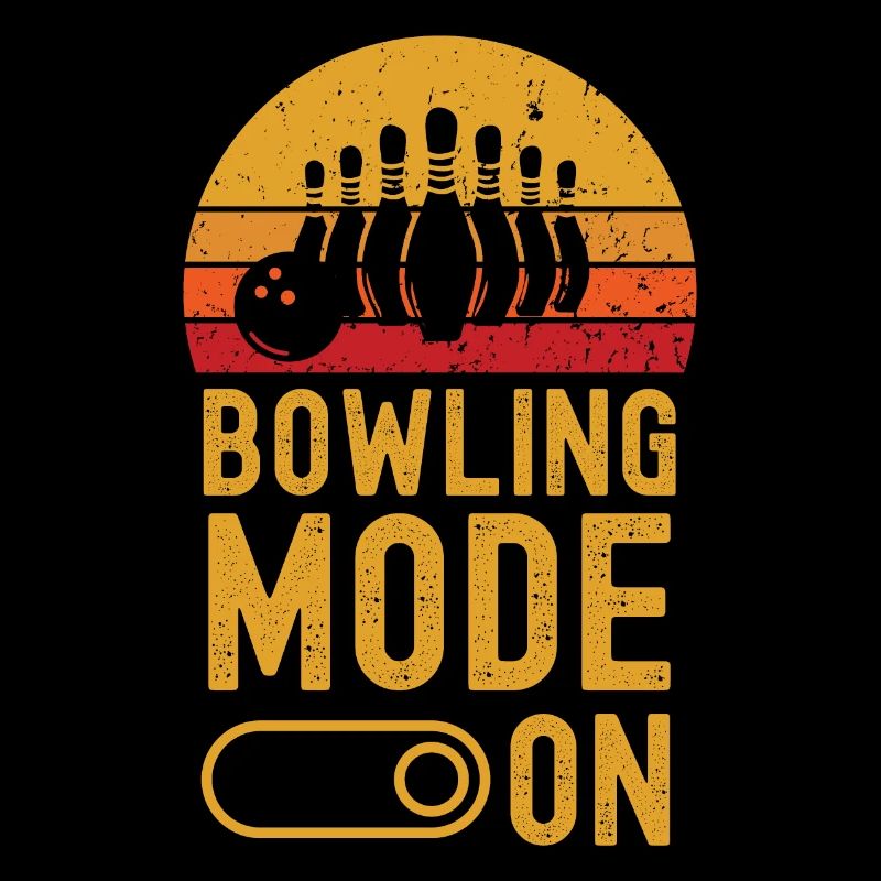 Mode Bowling sur rétro vintage