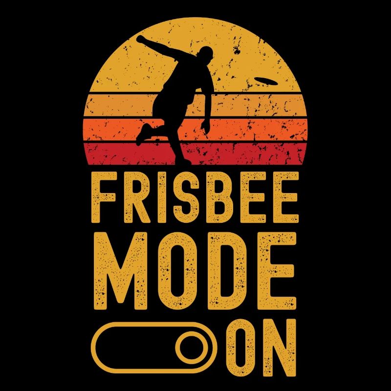 Frisbee Mode on retro vintage
