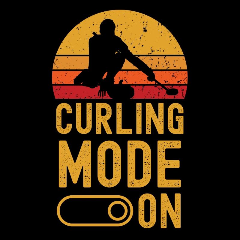 Curling Mode on retro vintage