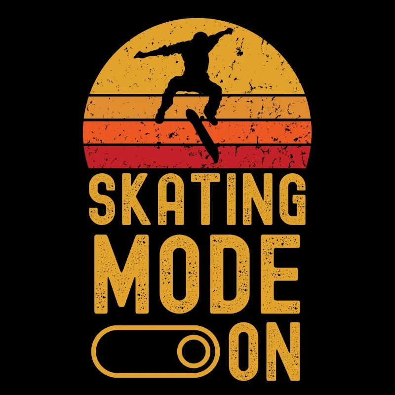Skating Mode on retro vintage