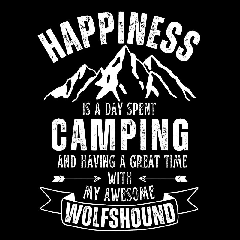Camping et Wolfshound