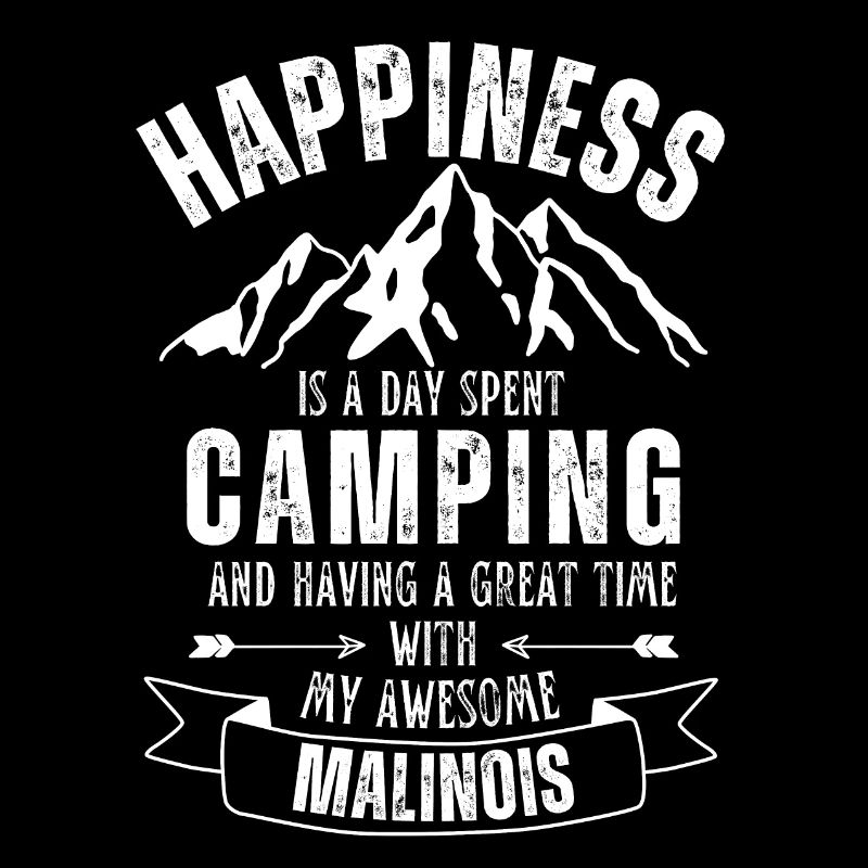 Camping und Malinois