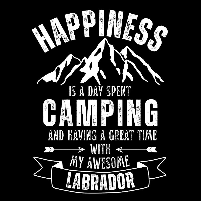 Camping et Labrador